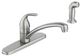 Moen Adler 87604SRS Kitchen Faucet, 1.5 gpm, 4 -Faucet Hole, Spot Resistant Stainless, Sink Deck Mounting, Lever Handle