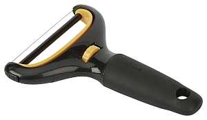 Goodcook 20331 Cheese Slicer, Stainless Steel Blade, Plastic Handle, Black