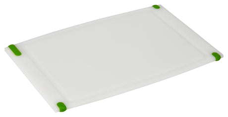 Goodcook 20309 Cutting Board, 15 in L, 10 in W, Plastic, White