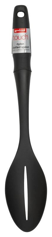 Goodcook 20302 Spoon, 14 in OAL, Nylon, Black