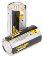 PowerZone LR14-4P-DB Battery, 1.5 V Battery, C Battery, Zinc, Manganese Dioxide, and Potassium Hydroxide, Pack of 12