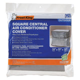 Frost King CC32XH Air Conditioner Cover, 34 in L, 34 in W, 9 mil Thick Material, Polyethylene, Silver