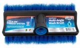 Unger 975820 Multi-Angle Wash Brush, 10 in W Brush, Plastic, Does not include Plastic Handle