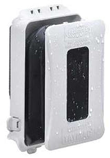 Bell Outdoor EXTRA DUTY Series ML500W Electrical Box Cover, 3 in L, 4.04 in W, 1-Gang, White