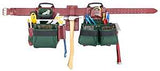 CLC Signature Elite Series 54531 Tool Belt Combo System, 29 to 42 in Waist, 58 in L, Nylon, Green, 17-Pocket