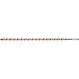 Milwaukee 48-13-5540 Ship Auger Bit, 1/2 in Dia, 18 in OAL, Wide Flute, 5/16 in Dia Shank, Hex Shank