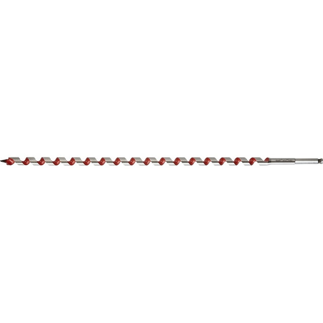 Milwaukee 48-13-5540 Ship Auger Bit, 1/2 in Dia, 18 in OAL, Wide Flute, 5/16 in Dia Shank, Hex Shank