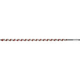Milwaukee 48-13-5540 Ship Auger Bit, 1/2 in Dia, 18 in OAL, Wide Flute, 5/16 in Dia Shank, Hex Shank
