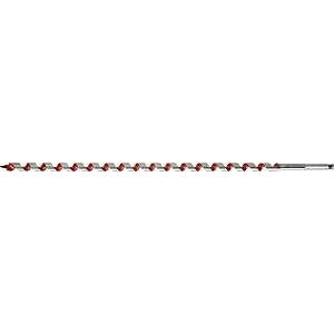 Milwaukee 48-13-5540 Ship Auger Bit, 1/2 in Dia, 18 in OAL, Wide Flute, 5/16 in Dia Shank, Hex Shank