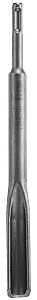 Bosch Bulldog HS1475 Gouging Chisel, 10 in L, Steel, SDS Plus Shank