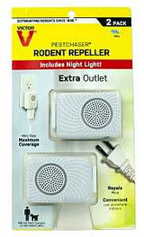 Victor PestChaser M752PS Rodent Repellent, Plug-In, 1.69 in L, Repels: Mice, Rats