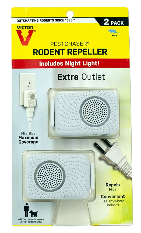 Victor PestChaser M752PS Rodent Repellent, Plug-In, 1.69 in L, Repels ...