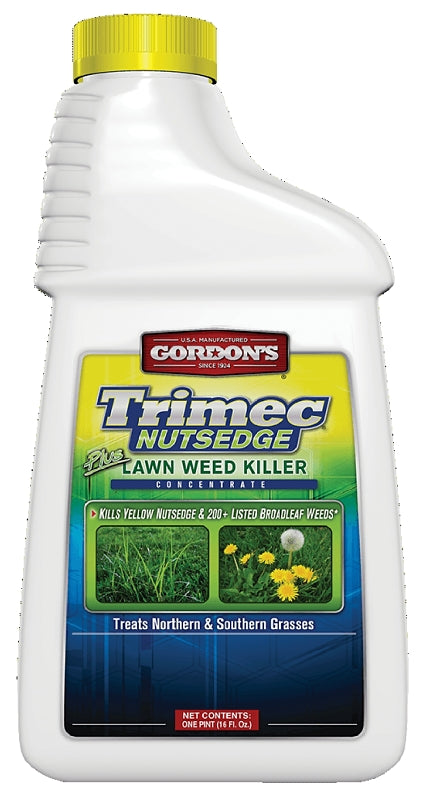 Gordon's Trimec 855140 Lawn Weed Killer, Liquid, Spray Application, 1 pt Bottle