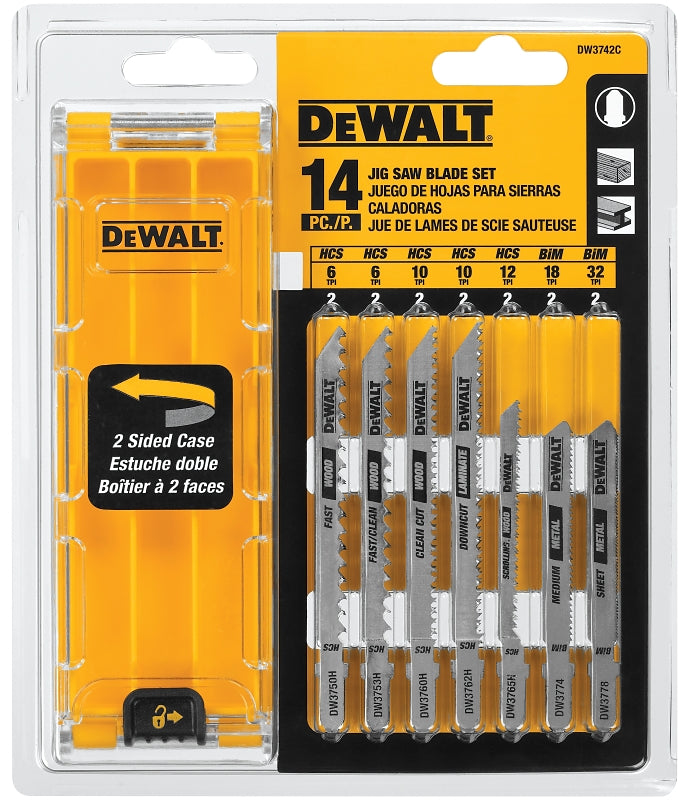 DEWALT DW3742C Jig Saw Blade Set