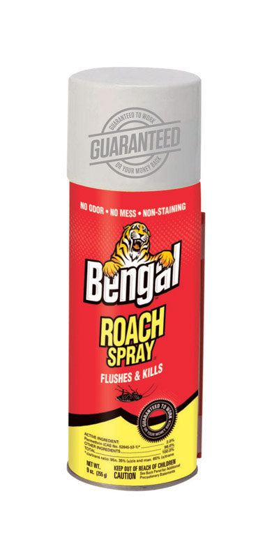 Bengal Roach Spray Insect Killer Liquid 9 oz, Pack of 12