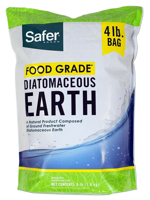 Safer 51704 Diatomaceous Earth, Powder, 4 lb