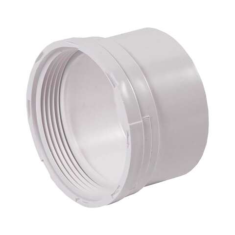 NDS Schedule 35 3 in. Hub each X 3 in. D FPT PVC Pipe Adapter 1 pk