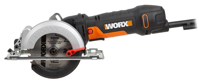 Worx WX439L Circular Saw, 4.5 A, 0 to 45 deg Bevel