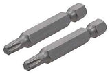 Irwin IWAF22TX252 Power Bit, T25 Drive, Torx Drive, 1/4 in Shank, Hex Shank, 1-15/16 in L, Steel