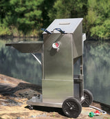FRYER W/CART STAINLESS 4GAL