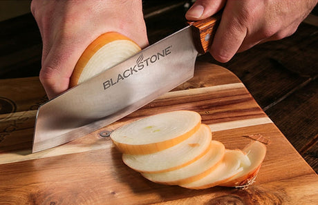 Blackstone 1755 Cutting Board, 11-1/2 in L, 12 in W, 2 in Thick, Wood, Brown