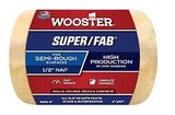 Wooster R240-4 Roller Cover, 1/2 in Thick Nap, 4 in L, Knit Fabric Cover, Golden Yellow, Pack of 12