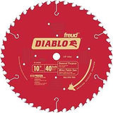 Diablo D1040A Circular Saw Blade, 10 in Dia, 5/8 in Arbor, 40-Teeth, Carbide Cutting Edge