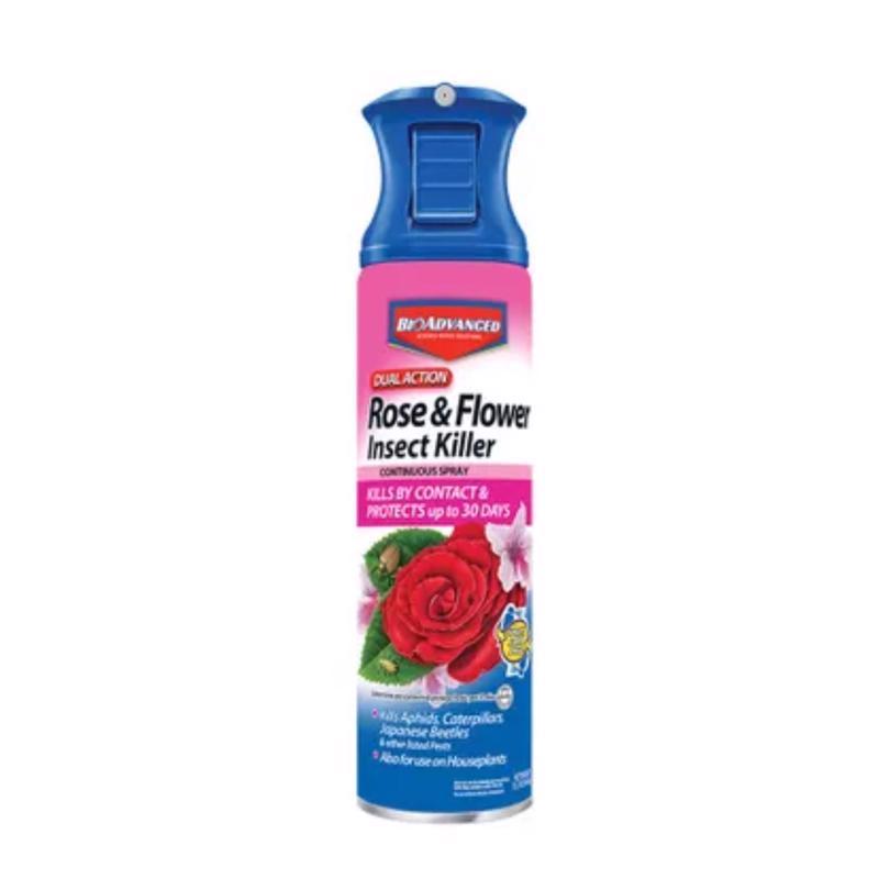 BioAdvanced Dual Action Rose and Flower Insect Killer Continuous Spray 15.7 oz