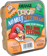 C&S No Melt Suet Dough Delights CS12529 Bird Suet, Orange Flavor, 11.75 oz, Pack of 12