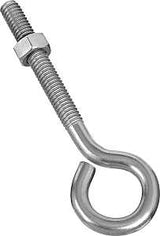 National Hardware N221-580 Eye Bolt, 1/4-20 Thread, 1-1/4 in L Thread, 0.56 in ID Dia Eye, 1.53 in L Shank, Pack of 10