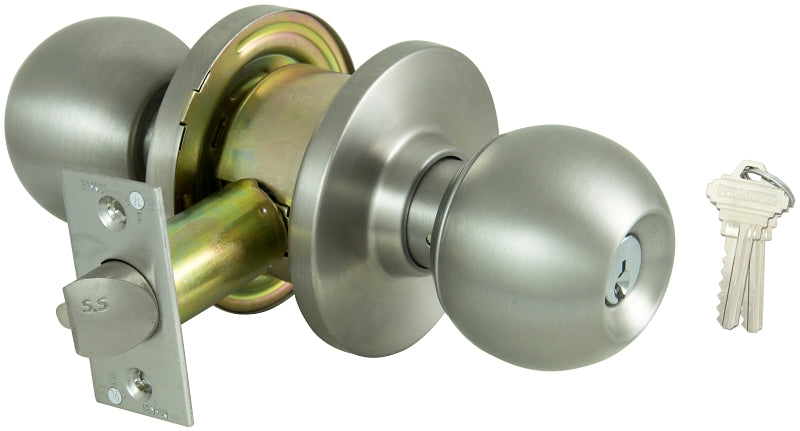 ProSource C360BV-PS Entry Knob, Stainless Steel, SC1 Keyway, 2 Grade