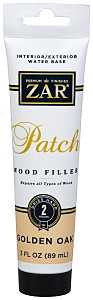 ZAR 31441 Wood Patch, Solid, Amine, Golden Oak, 3 oz Tube