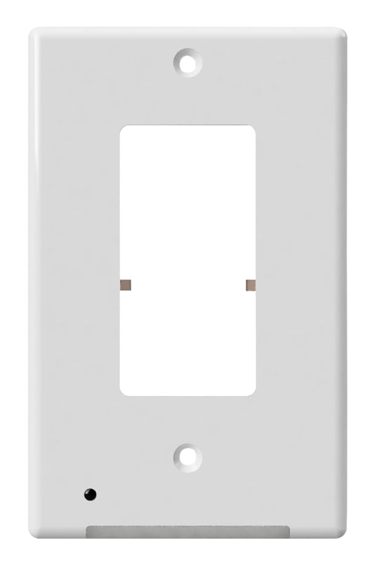 Westek LumiCover LCR-CDDO-W Nightlight Wallplate, 1-1/4 in L, 4-1/2 in W, 1 -Gang, Plastic, White