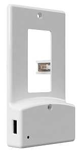 Westek LumiCover LCR-UDDO-W Nightlight Wallplate, 1-7/8 in L, 4-1/2 in W, White