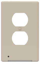 Westek LumiCover Classic LCR-CCDO-AL Wallplate Nightlight, 1.2 in L, 4-1/2 in W, Almond