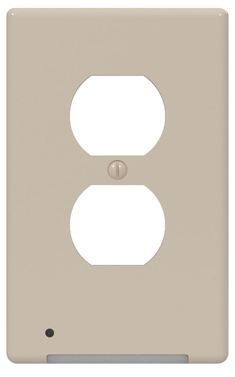 Westek LumiCover Classic LCR-CCDO-AL Wallplate Nightlight, 1.2 in L, 4-1/2 in W, Almond