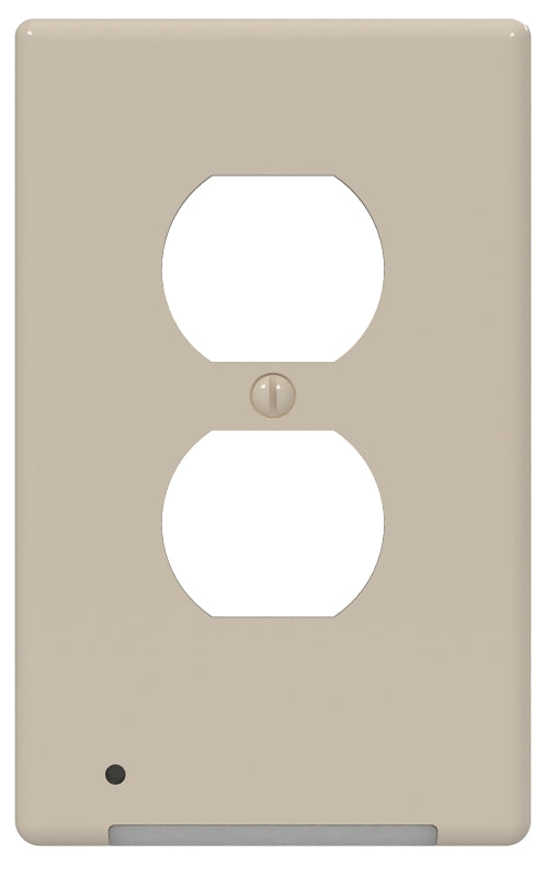 Westek LumiCover Classic LCR-CCDO-AL Wallplate Nightlight, 1.2 in L, 4-1/2 in W, Almond