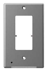 Westek LumiCover LCR-CDDO-N Nightlight Wallplate, 1.2 in L, 4-1/2 in W, Satin Nickel