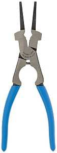 Channellock 360 Welder's Plier, 9 in OAL, Blue Handle, Easy-Grip Handle, 2.71 in L Jaw