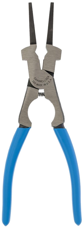 Channellock 360 Welder's Plier, 9 in OAL, Blue Handle, Easy-Grip Handle, 2.71 in L Jaw