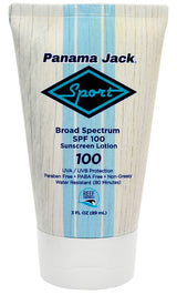 Panama Jack 8299 Sport Sunscreen Lotion, 3 fl-oz Bottle, Pack of 24