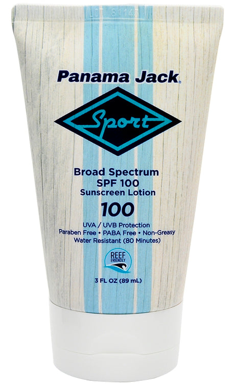 Panama Jack 8299 Sport Sunscreen Lotion, 3 fl-oz Bottle, Pack of 24