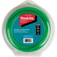 Makita T-03361 Round Trimmer Line, 0.080 in Dia, 400 ft L, Nylon, Green