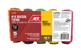 Ace 18 in. D X 160 ft. L Assorted Twisted Nylon Twine