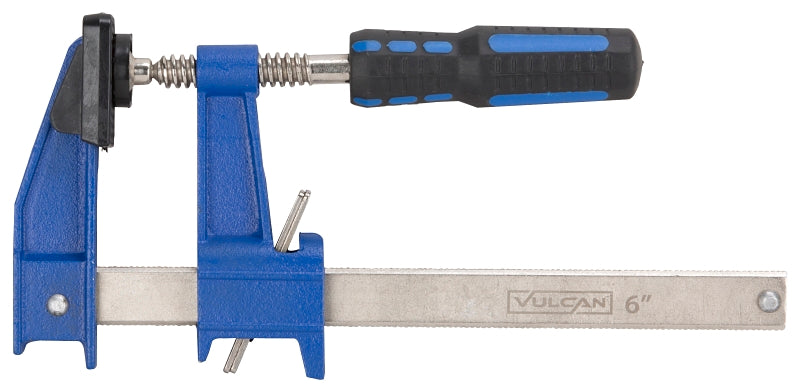 Vulcan JL-SH023-60015 Ratchet Bar Clamp, 6 in Max Opening Size, 2-1/2 in D Throat, Steel Body