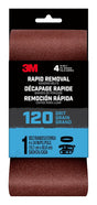 3M 27403 Sanding Belt, 4 in W, 36 in L, 120 Grit, Aluminum Oxide Abrasive