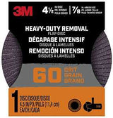 3M Hookit 27421-60 Flap Grinding Disc, 4-1/2 in Dia, 60 Grit, 8-Hole