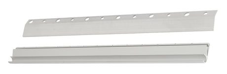 National Hardware N260-121 Apartment Hanger, 100 lb, Aluminum, Mill, 5/16 in Opening, 1/2 in Projection, Screw Mounting