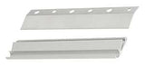 National Hardware N260-123 Apartment Hanger, 50 lb, Aluminum, Mill, 5/16 in Opening, 1/2 in Projection, Screw Mounting