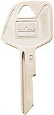 Hy-Ko 11010B67 Key Blank, Brass, Nickel, Pack of 10